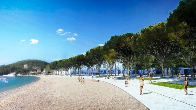 Lungomare ne Himare, Green Coast merr lejen e ndertimit